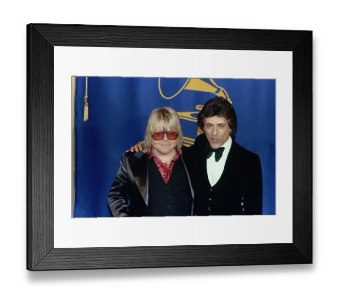 Framed Print : Paul Williams And Frankie Valli Framed Print : Paul Williams And Frankie Valli
