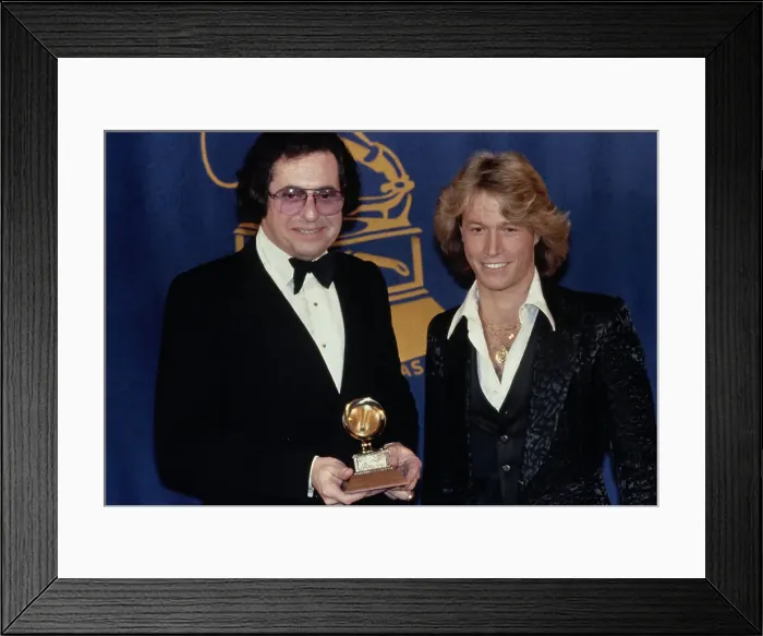 Framed Print : Phil Ramone And Andy Gibb