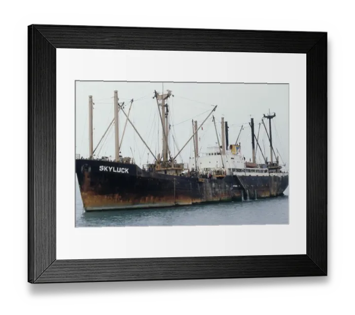 Framed Print : Refugee Ship In Hong Kong
