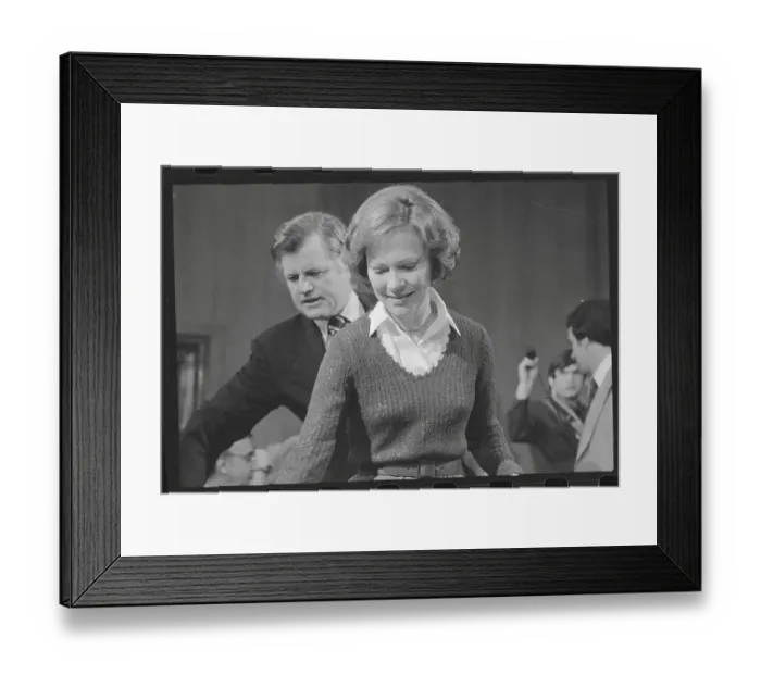 Framed Print : Edward Kennedy near Rosalynn Carter Framed Print : Edward Kennedy near Rosalynn Carter