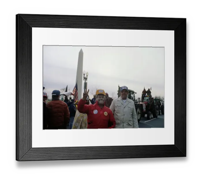 Framed Print : Farmers Protest In Washington