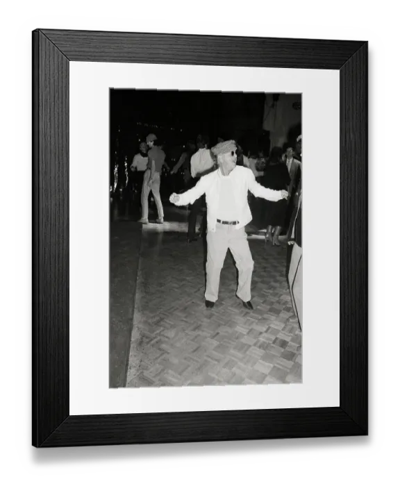 Framed Print : T. Capote On Studio 54 Dancefloor Framed Print : T. Capote On Studio 54 Dancefloor