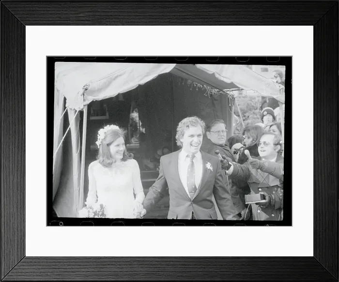 Framed Print : Joseph P. Kennedy II and Sheila Rauch Framed Print : Joseph P. Kennedy II and Sheila Rauch