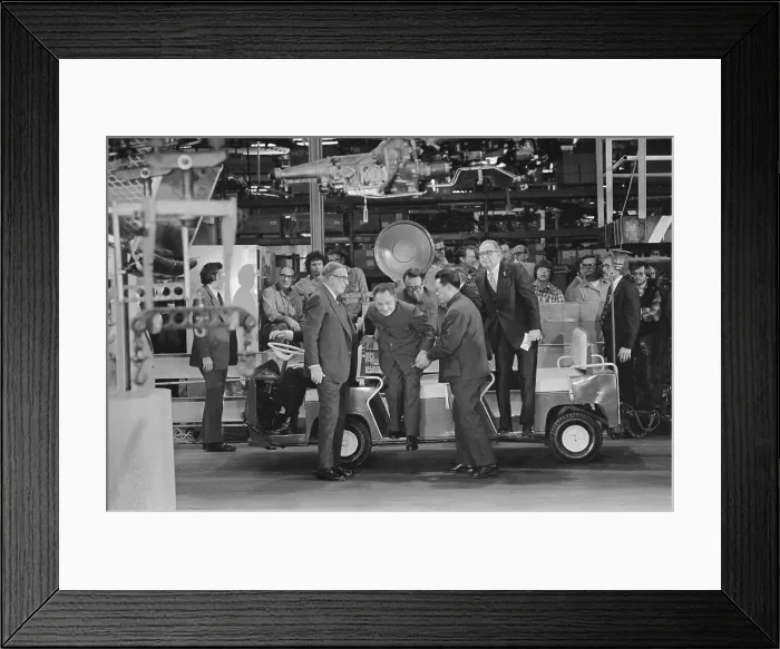 Framed Print : Henry Ford II Giving Tour to Teng Hsiao-ping Framed Print : Henry Ford II Giving Tour to Teng Hsiao-ping