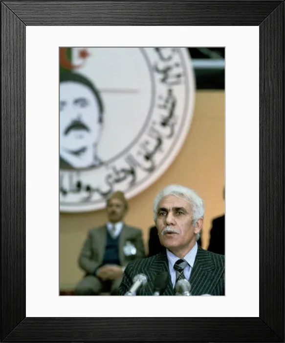 Framed Print : Chadli Bendjedid