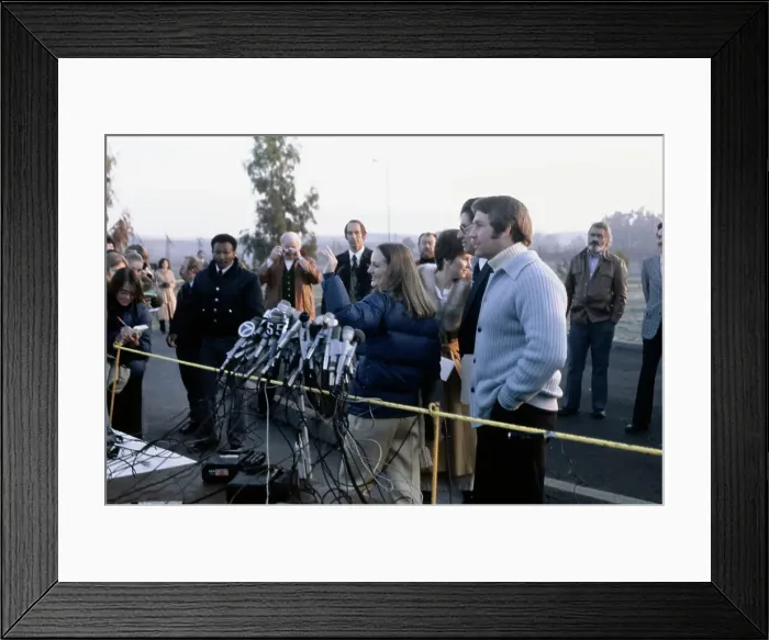 Framed Print : Patricia Hearst Released Framed Print : Patricia Hearst Released