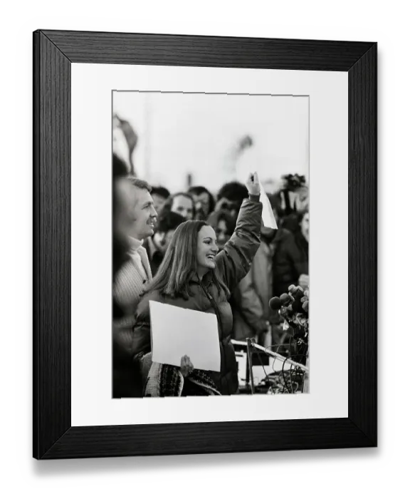 Framed Print : Patricia Hearst Clemency Grant Framed Print : Patricia Hearst Clemency Grant