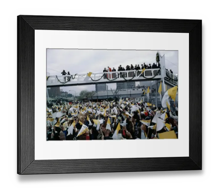 Framed Print : Pope John Paul II In Mexico Framed Print : Pope John Paul II In Mexico