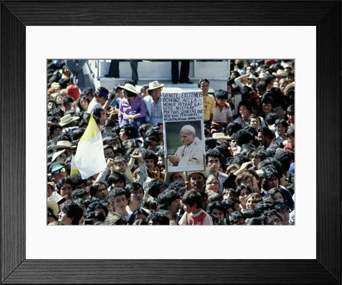 Framed Print : Pope John Paul II In Mexico Framed Print : Pope John Paul II In Mexico