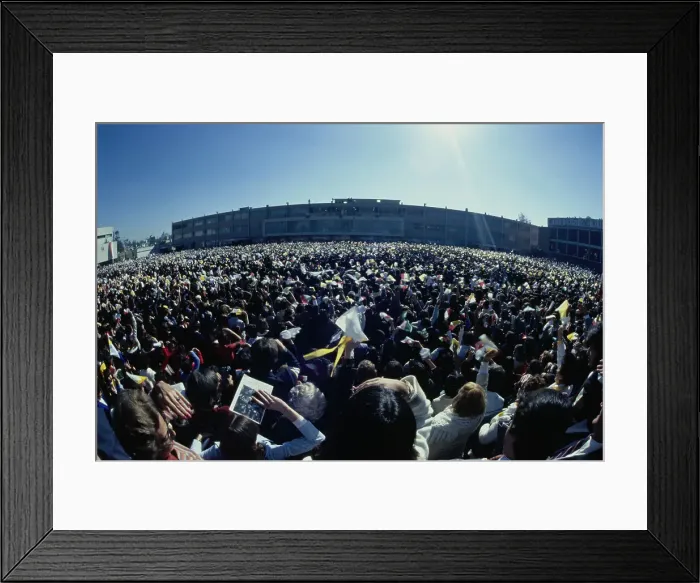Framed Print : Pope John Paul II In Mexico Framed Print : Pope John Paul II In Mexico