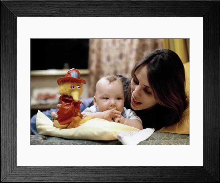 Framed Print : Linda Eaton And Baby Ian Framed Print : Linda Eaton And Baby Ian