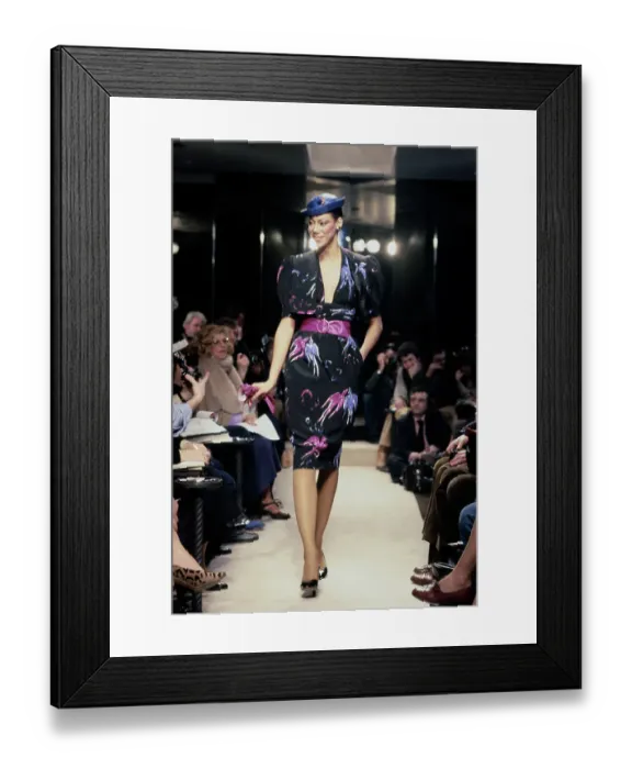 Framed Print : Chanel 1979 Spring-Summer Fashion Show Framed Print : Chanel 1979 Spring-Summer Fashion Show