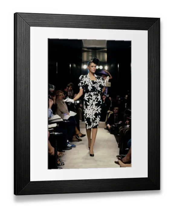 Framed Print : Chanel 1979 Spring-Summer Fashion Show Framed Print : Chanel 1979 Spring-Summer Fashion Show