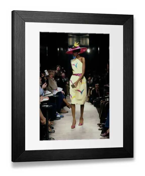 Framed Print : Chanel 1979 Spring-Summer Fashion Show