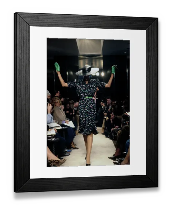 Framed Print : Chanel 1979 Spring-Summer Fashion Show Framed Print : Chanel 1979 Spring-Summer Fashion Show