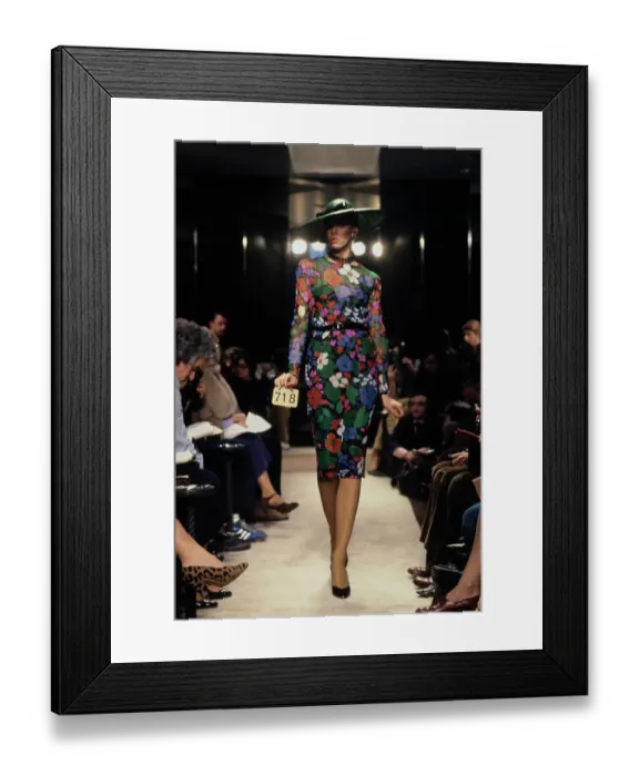 Framed Print : Chanel 1979 Spring-Summer Fashion Show Framed Print : Chanel 1979 Spring-Summer Fashion Show