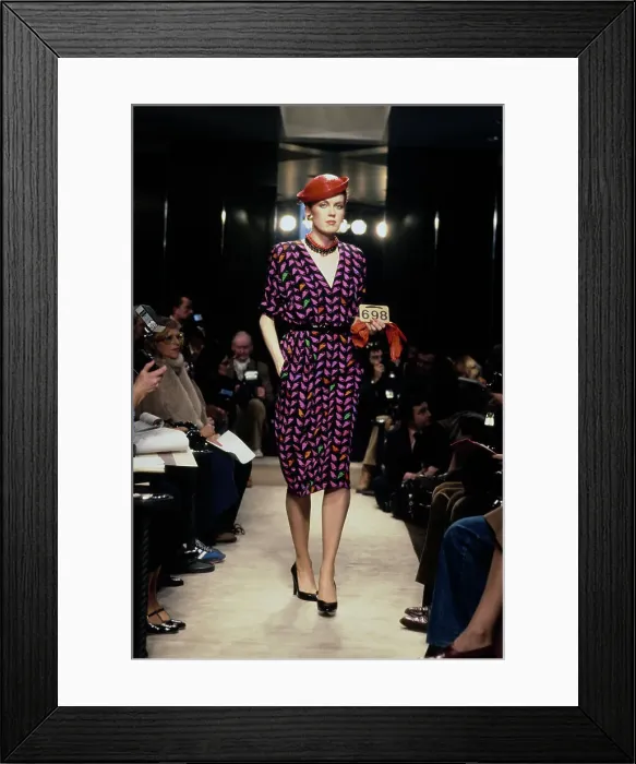 Framed Print : Chanel 1979 Spring-Summer Fashion Show Framed Print : Chanel 1979 Spring-Summer Fashion Show