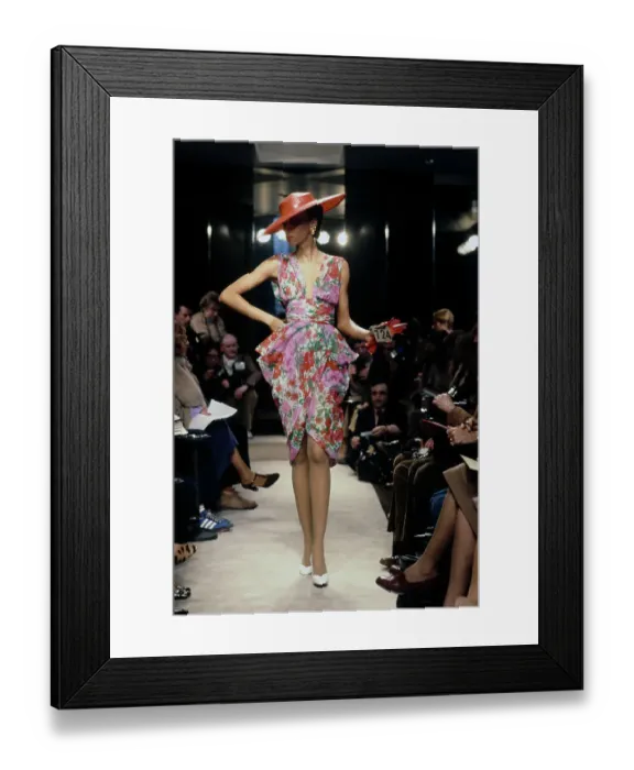 Framed Print : Chanel 1979 Spring-Summer Fashion Show Framed Print : Chanel 1979 Spring-Summer Fashion Show