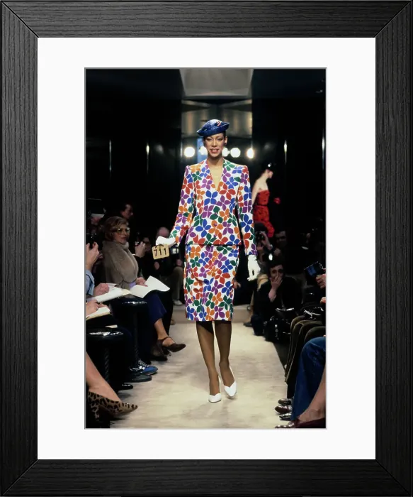 Framed Print : Chanel 1979 Spring-Summer Fashion Show Framed Print : Chanel 1979 Spring-Summer Fashion Show