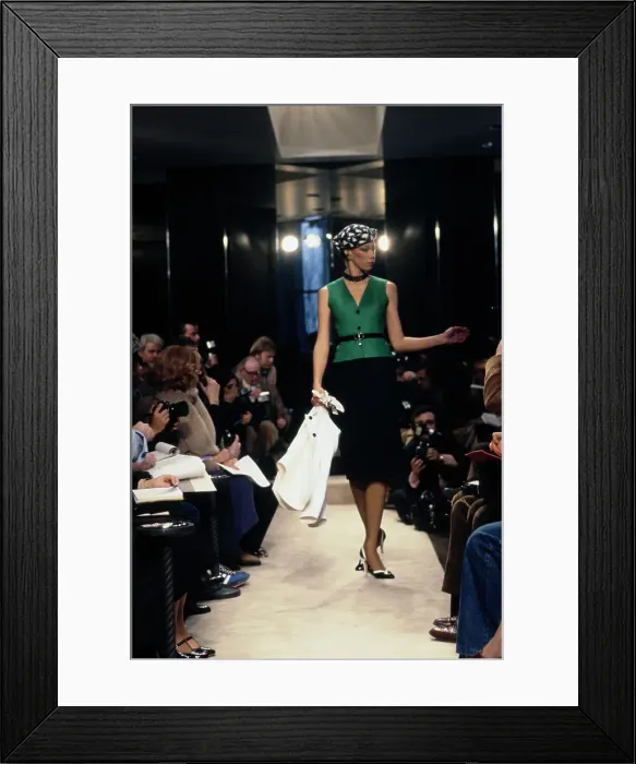 Framed Print : Chanel 1979 Spring-Summer Fashion Show Framed Print : Chanel 1979 Spring-Summer Fashion Show