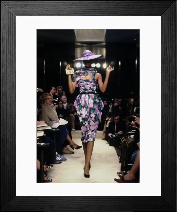 Framed Print : Chanel 1979 Spring-Summer Fashion Show Framed Print : Chanel 1979 Spring-Summer Fashion Show