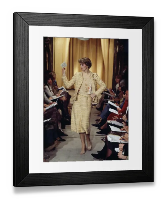 Framed Print : Chanel Fashion Show, Paris Framed Print : Chanel Fashion Show, Paris