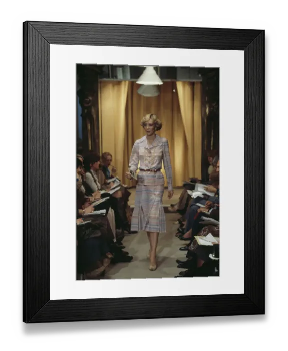 Framed Print : Chanel Fashion Show, Paris