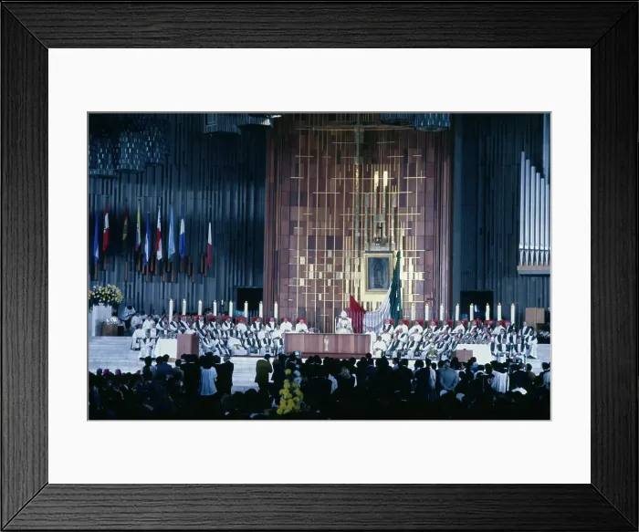 Framed Print : Pope John Paul II In Mexico Framed Print : Pope John Paul II In Mexico