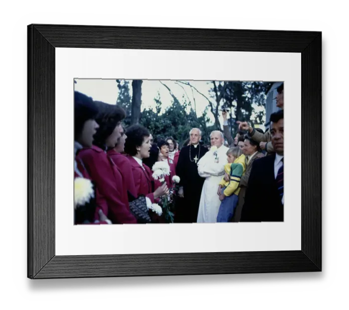 Framed Print : Pope John Paul II In Mexico Framed Print : Pope John Paul II In Mexico