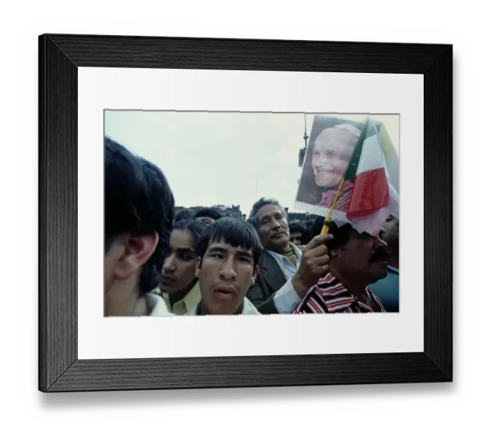 Framed Print : Pope John Paul II In Mexico Framed Print : Pope John Paul II In Mexico