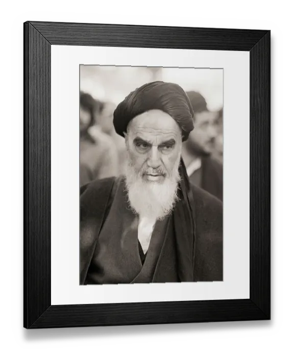 Framed Print : Ayatollah Khomeini Framed Print : Ayatollah Khomeini