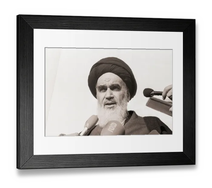 Framed Print : Ayahtollah Khomeini