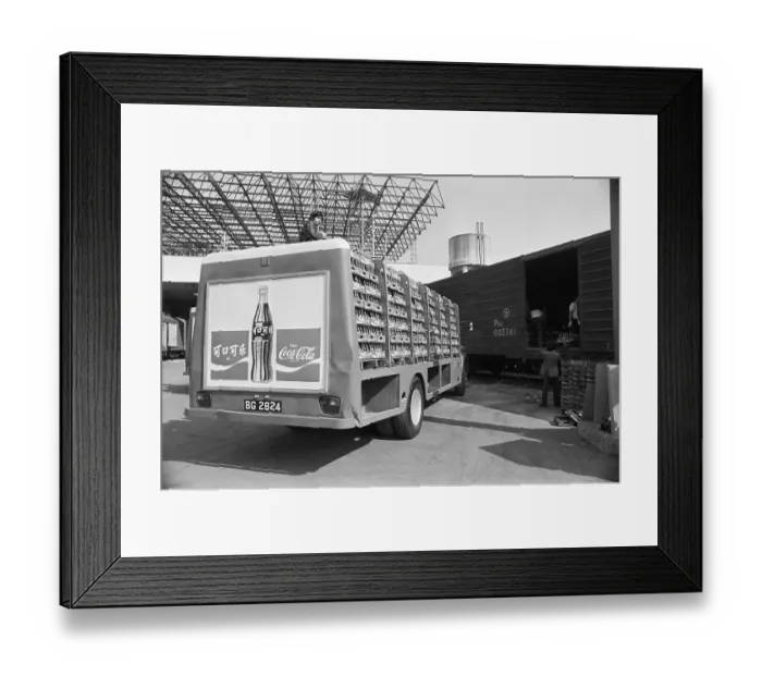 Framed Print : Chinese Truck Full of Coca-Cola Cases Framed Print : Chinese Truck Full of Coca-Cola Cases