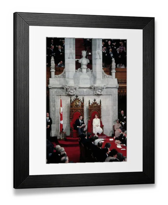 Framed Print : Swearing In Of Governor General Edward Schreyer Framed Print : Swearing In Of Governor General Edward Schreyer