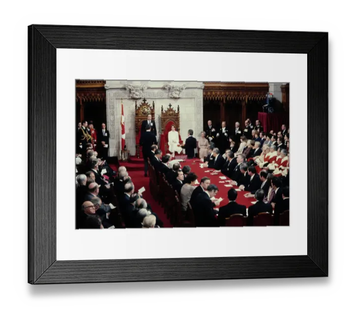 Framed Print : Swearing In Of Governor General Edward Schreyer Framed Print : Swearing In Of Governor General Edward Schreyer