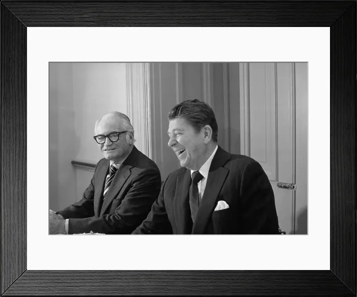 Framed Print : Ronald Reagan and Barry Goldwater