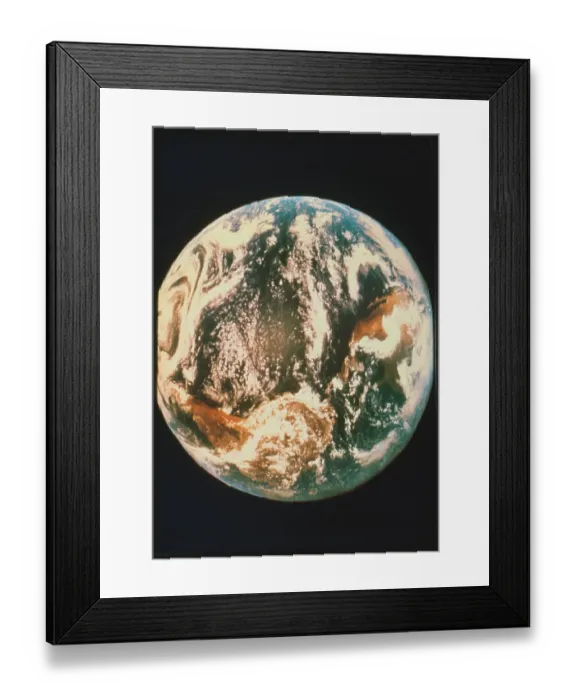 Framed Print : Earth Showing North and South America Framed Print : Earth Showing North and South America