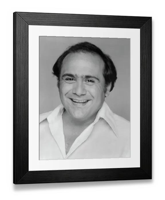 Framed Print : Close up Portrait of Danny DeVito Framed Print : Close up Portrait of Danny DeVito