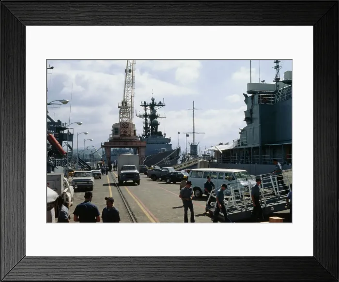 Framed Print : US Naval Ship Repair Facility Framed Print : US Naval Ship Repair Facility