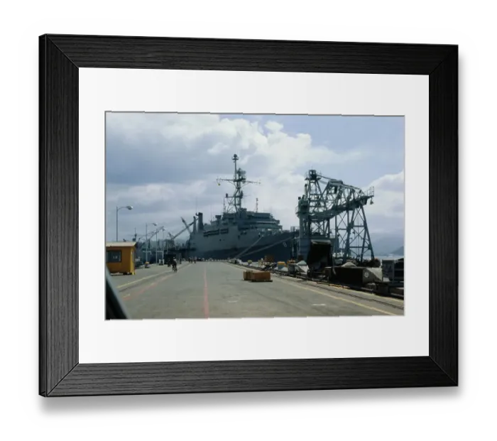 Framed Print : US Naval Ship Repair Facility Framed Print : US Naval Ship Repair Facility