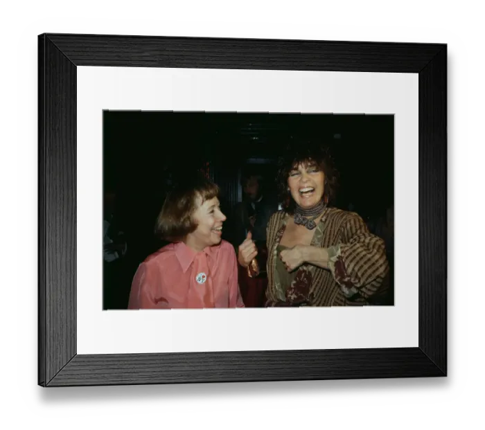 Framed Print : Imogene Coca And Ali MacGraw Framed Print : Imogene Coca And Ali MacGraw