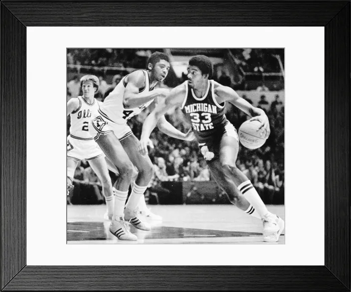 Framed Print : Magic Johnson in College Basketball Action Framed Print : Magic Johnson in College Basketball Action