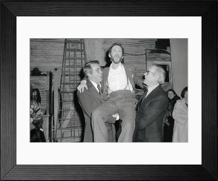 Framed Print : Actor Rock Hudson Lifting Joel Gray Framed Print : Actor Rock Hudson Lifting Joel Gray