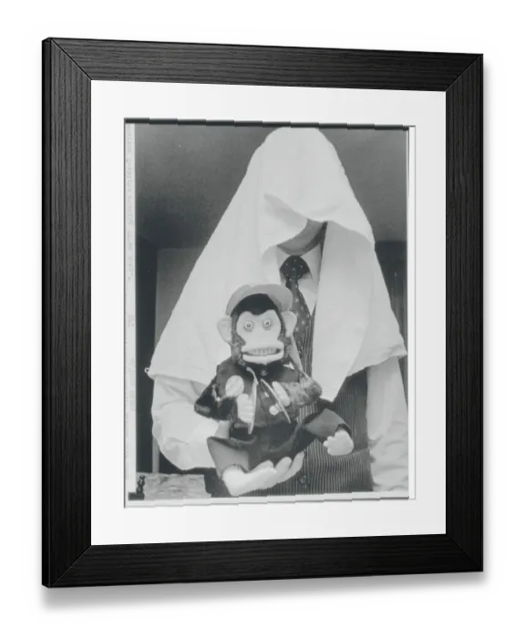 Framed Print : Secret Service Agent Mascot Framed Print : Secret Service Agent Mascot