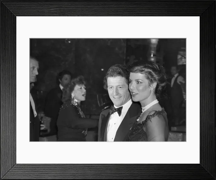 Framed Print : Princess Caroline and Husband Framed Print : Princess Caroline and Husband