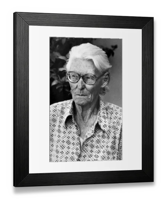 Framed Print : Mathematician Maria Reiche Framed Print : Mathematician Maria Reiche