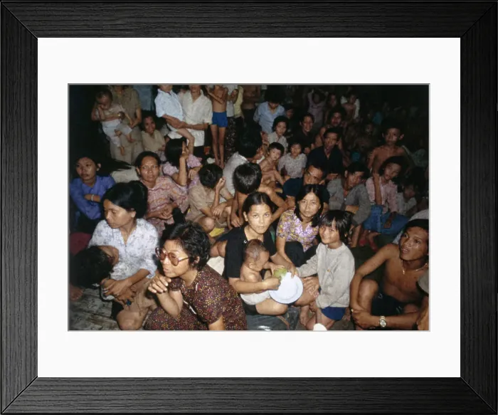 Framed Print : Vietnamese Refugees