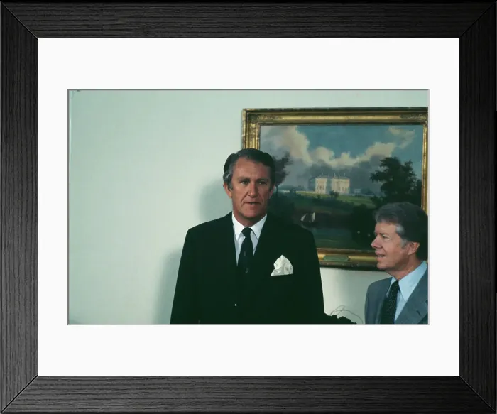 Framed Print : Malcolm Fraser And Jimmy Carter Framed Print : Malcolm Fraser And Jimmy Carter