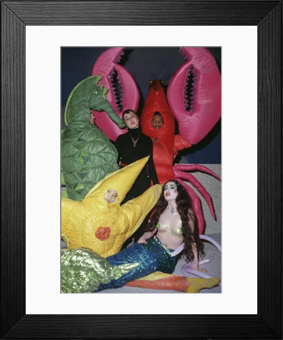 Framed Print : Sea Creatures Stage Costumes Framed Print : Sea Creatures Stage Costumes