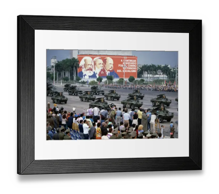 Framed Print : Military Parade, Havana Framed Print : Military Parade, Havana